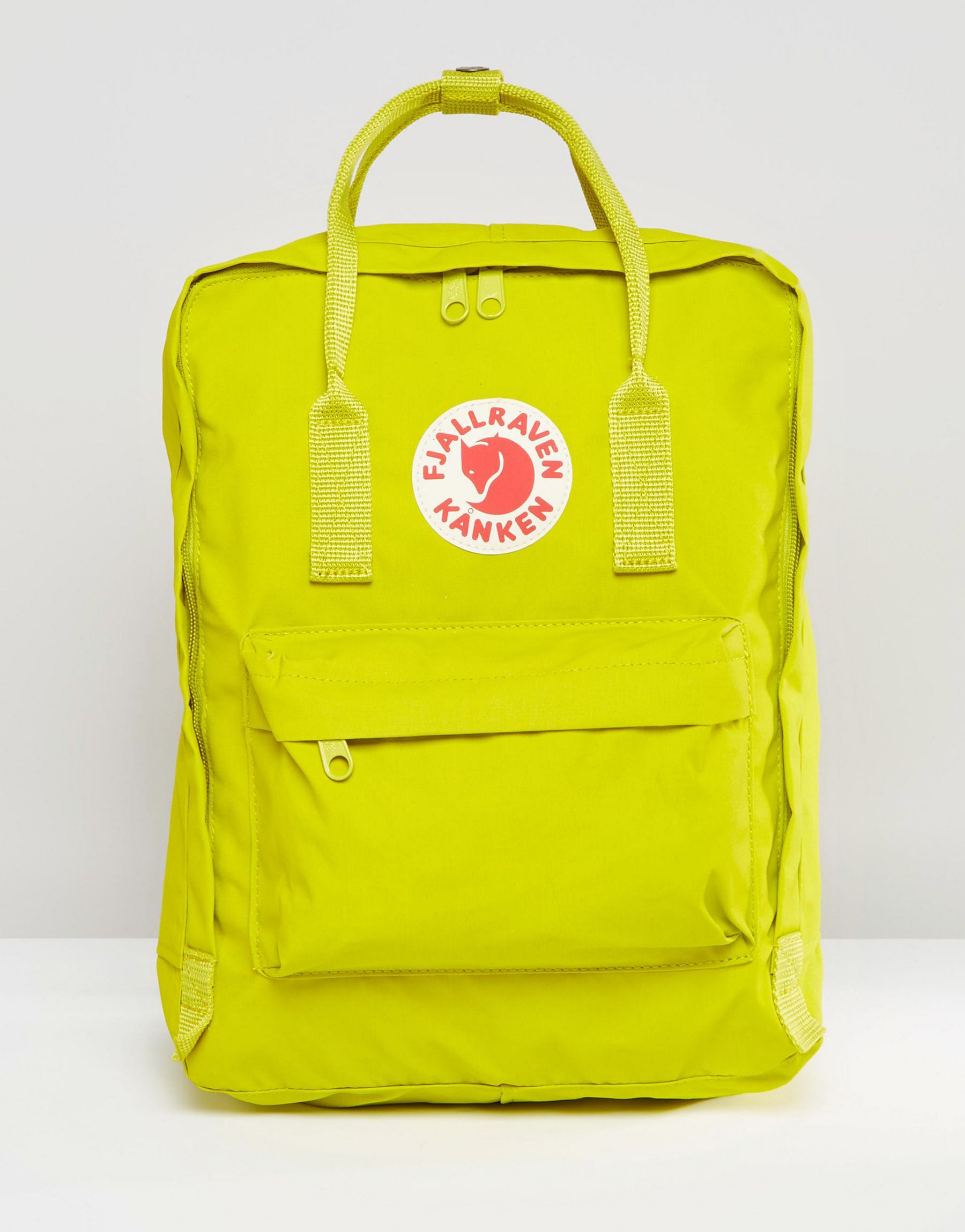 Fjallraven Classic Kanken In Lime Green in Green Lyst